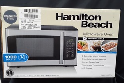 Hamilton Beach 1.1 Cu. Ft. 1000W Stainless Steel Microwave